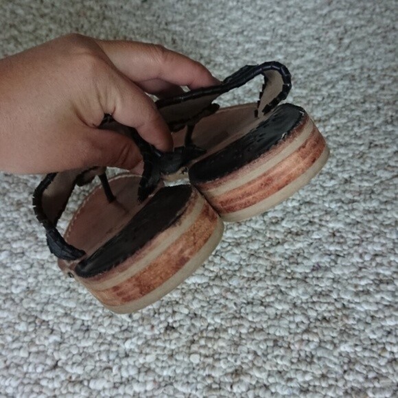 Jack Rogers black cleo sparkle sandal size 6.5 - Picture 11 of 12